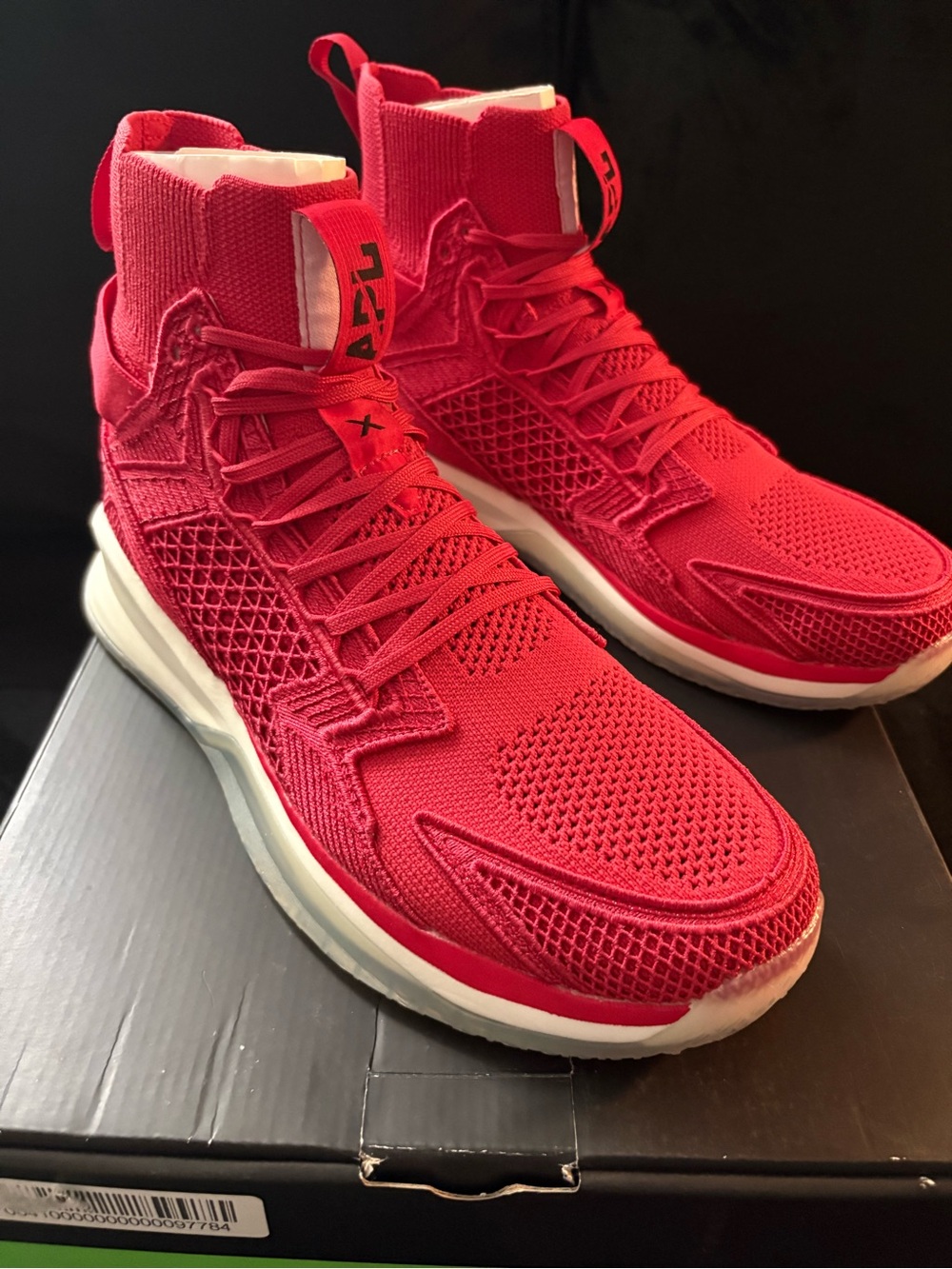 APL Red TechLoom High-Top Athletic Sneakers - Picture 3 of 6